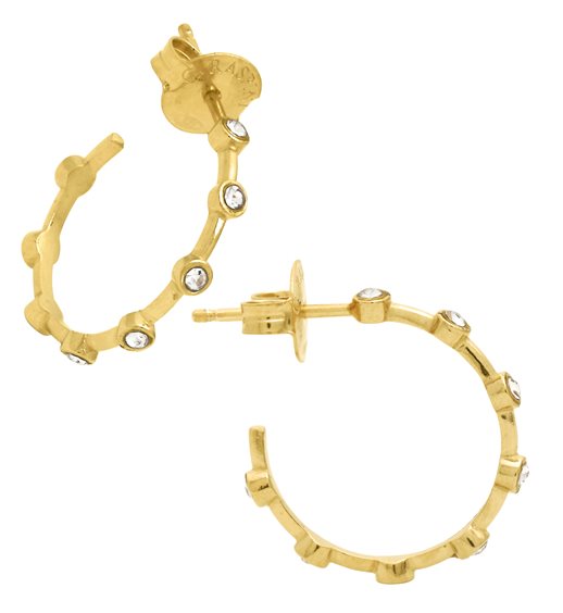 Pendientes Giovanni Raspini Mujer Satellite in Plata Zircone 12556 - 12556